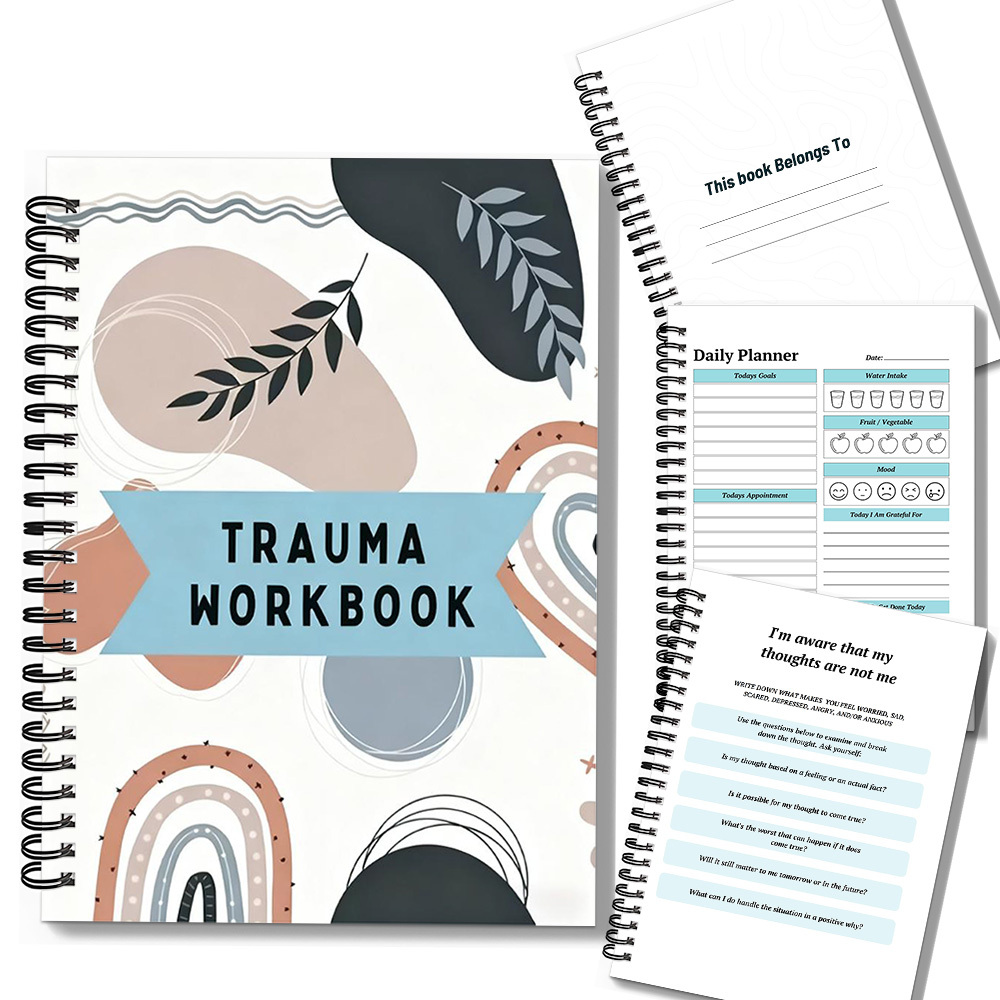 Health Wellness Journal - 1PC Holistic Trauma Healing Workbook: Artistic
