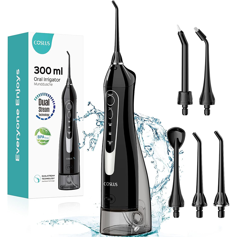 Oral Irrigator Flosser - Portable Cordless Turbine Oral Irrigator 300ML