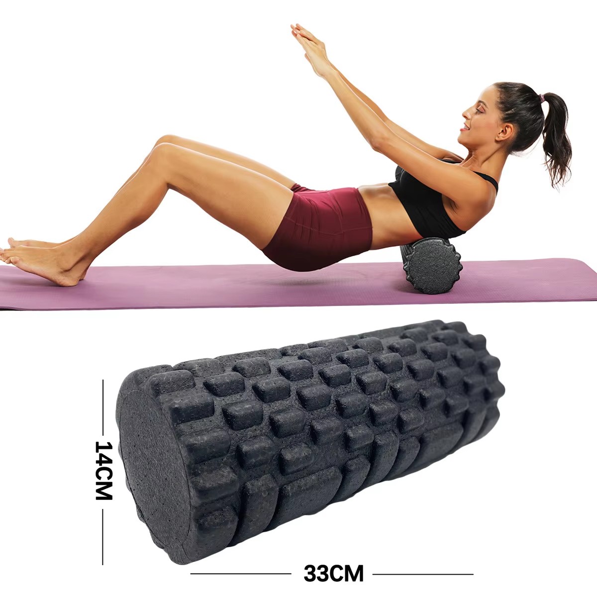30/33cm Fitness Foam Roller Yo - đánh giá và giá Health Wellness Fitness