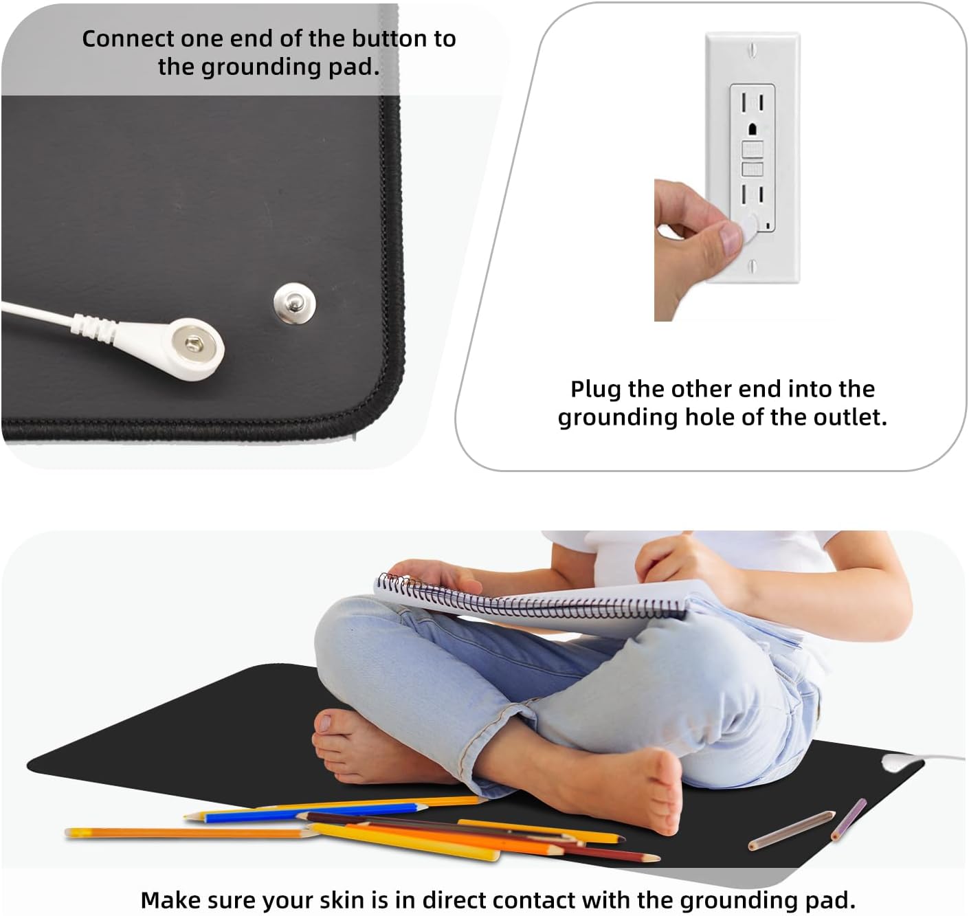 40X60CM Grounding Mat With Gro - đánh giá và giá Health Wellness Energy