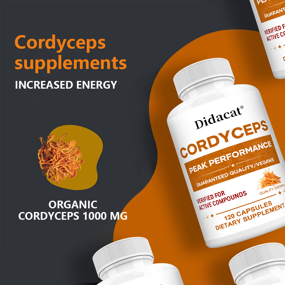 Cordyceps Mushroom Capsules 10 - đánh giá và giá Health Wellness Energy