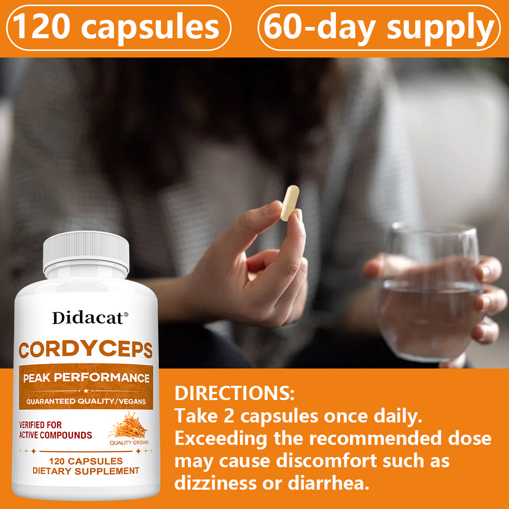 Cordyceps Mushroom Capsules 10 - đánh giá và giá Health Wellness Energy